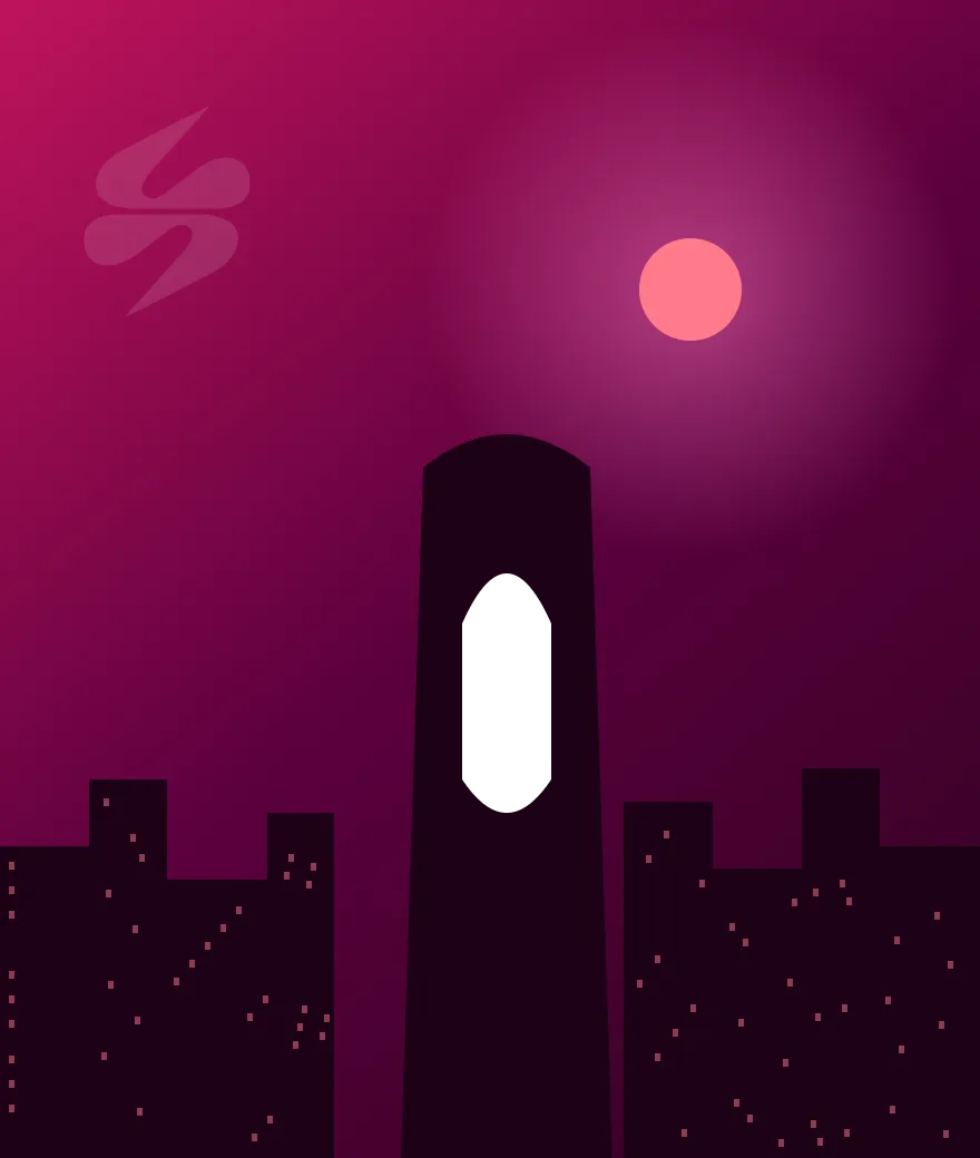 Riyadh skyline in Seven Vision colors